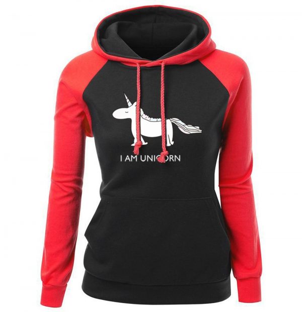 Women Hoodies - Women Hoodie Series Unicorn Cartoon Icon Super Cute Fleece Hoodie