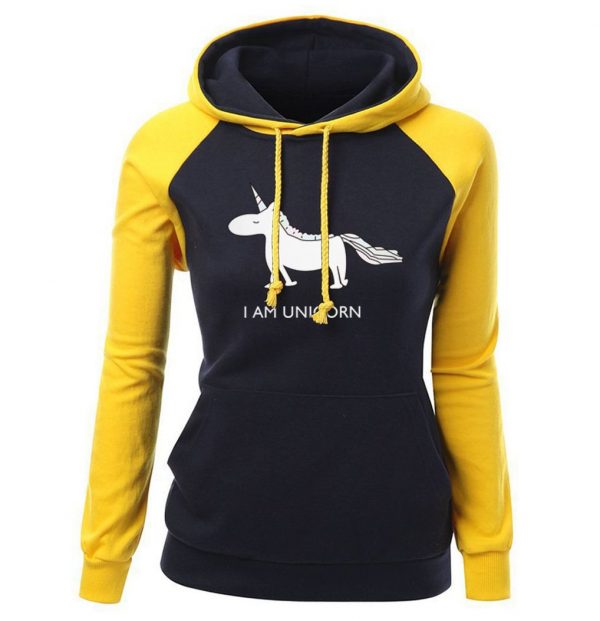 Women Hoodies - Women Hoodie Series Unicorn Cartoon Icon Super Cute Fleece Hoodie