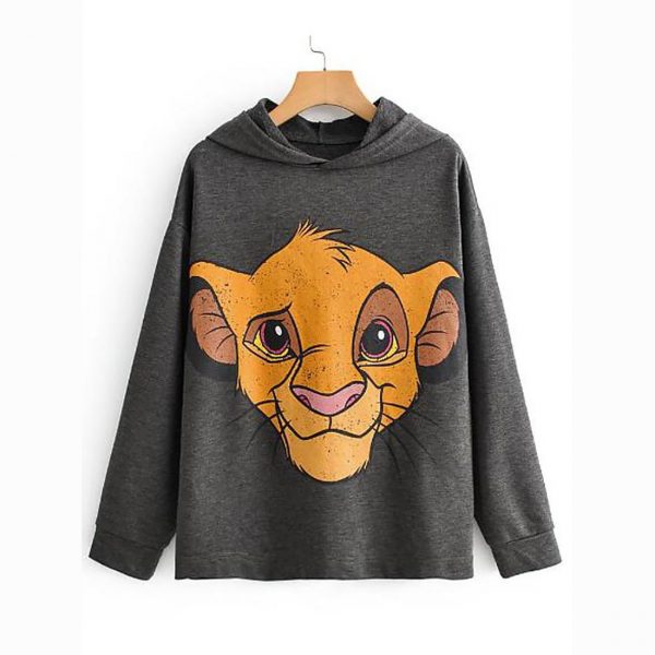 Women's Cartoon Casual Hoodie