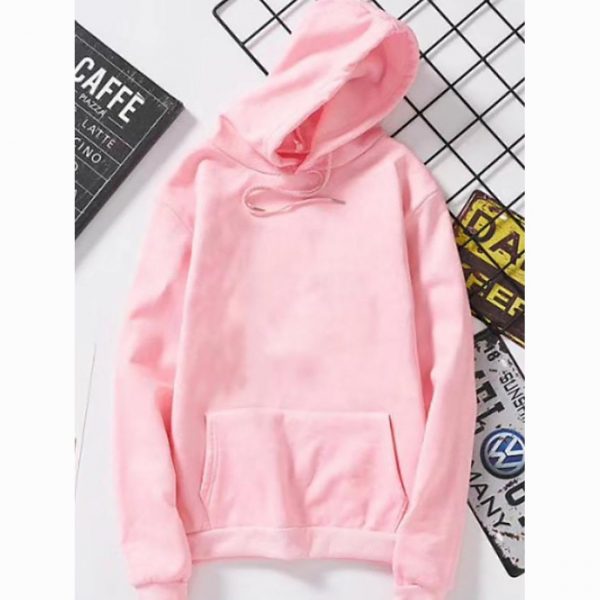 Women's Hoodie Solid Colored Casual Hoodie