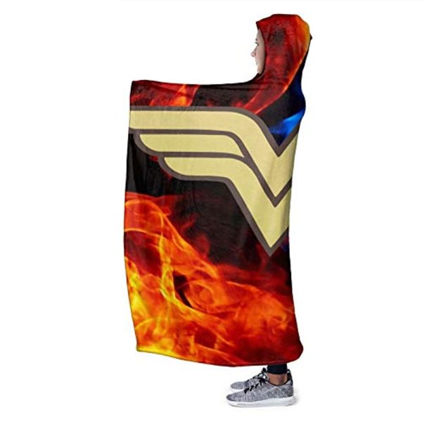 Wonder Woman Hooded Blanket - Wearable Flannel Blanket