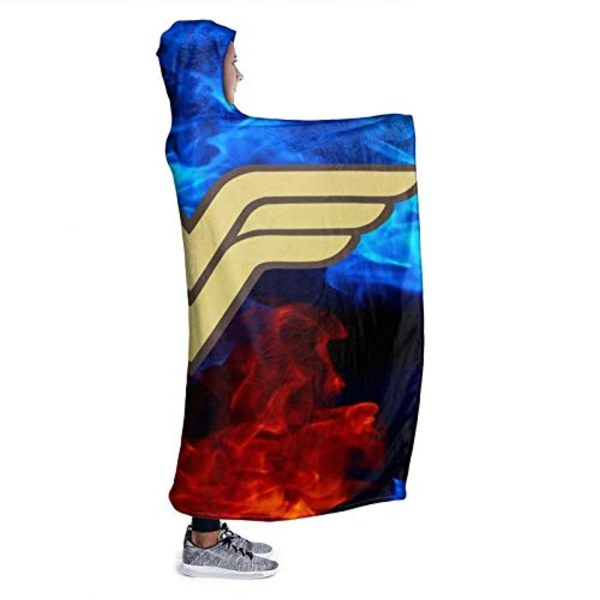 Wonder Woman Hooded Blanket - Wearable Flannel Blanket