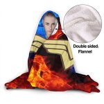 Wonder Woman Hooded Blanket - Wearable Flannel Blanket