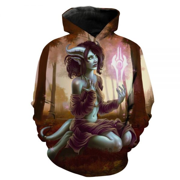World of Warcraft Draenei Hoodies - Pullover Sexy Draenei Apparel Hoodie