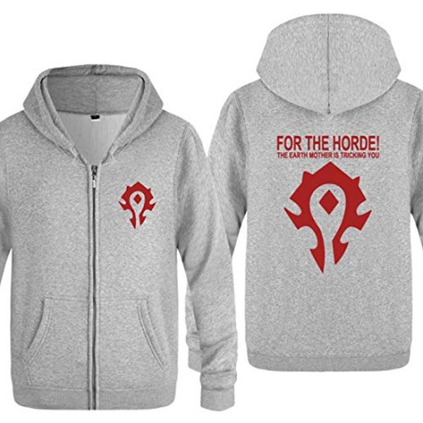 World of Warcraft Hoodie - Thick Fleeced Hooded Zipper Coat Jacket