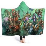 World of Warcraft Hooed Blankets - Wow Alliance Wearable Blanket Hoodie