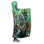 World of Warcraft Hooed Blankets - Wow Alliance Wearable Blanket Hoodie