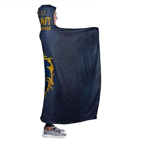 World of Warcraft Hooed Blankets - Wow Alliance Wearable Blanket Hoodie