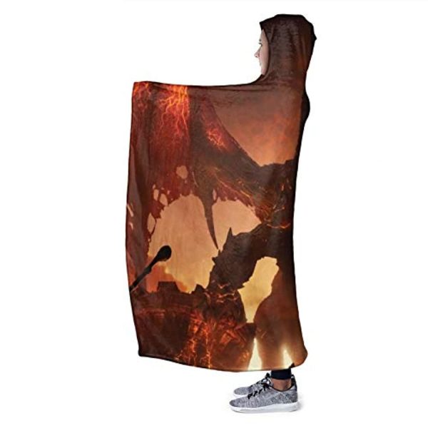 World of Warcraft Hooed Blankets - Wow Death Wing Wearable Blanket Hoodie