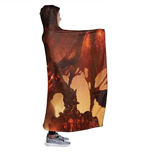 World of Warcraft Hooed Blankets - Wow Death Wing Wearable Blanket Hoodie