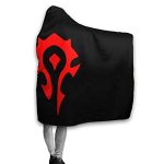 World of Warcraft Hooed Blankets - Wow Horde Wearable Blanket Hoodie