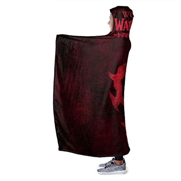 World of Warcraft Hooed Blankets - Wow Horde Wearable Blanket Hoodie