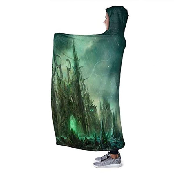 World of Warcraft Hooed Blankets - Wow Illidan Wearable Blanket Hoodie