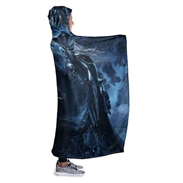 World of Warcraft Hooed Blankets - Wow Lich King Wearable Blanket Hoodie