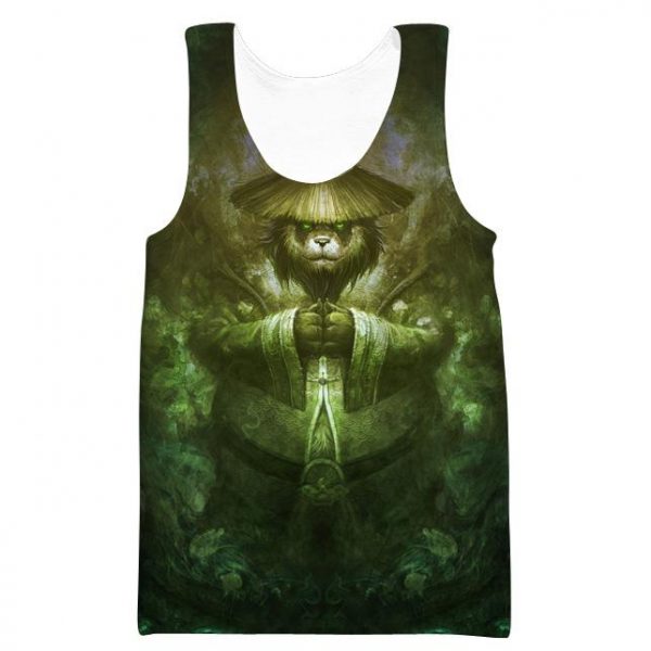 World of Warcraft  Panda Hoodies - Pullover Panda Grey Hoodie