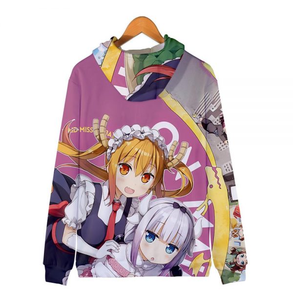 Xiaolin's Dragon Maid 3D Printed Zipper Hoodie