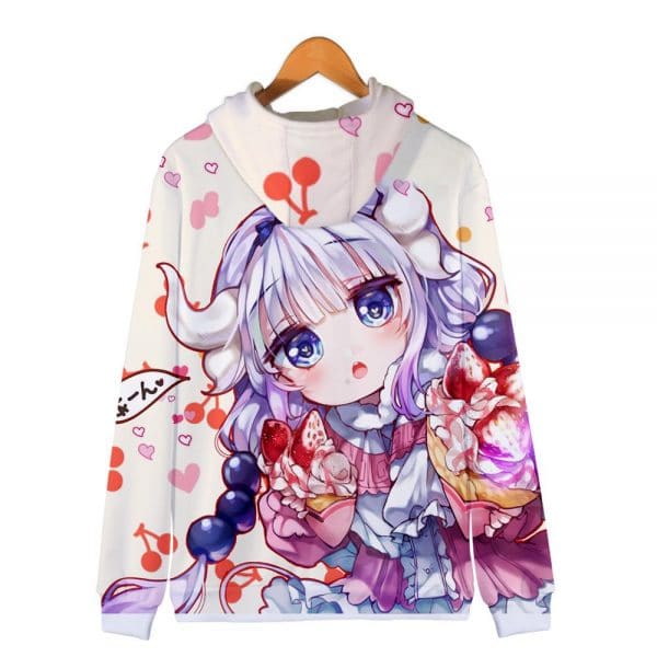 Xiaolin's Dragon Maid 3D Printed Zipper Hoodie