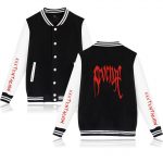 XXXTentacion Baseball Jackets - Solid Color Popular Rapper XXXTentacion Revenge Icon Baseball Jacket