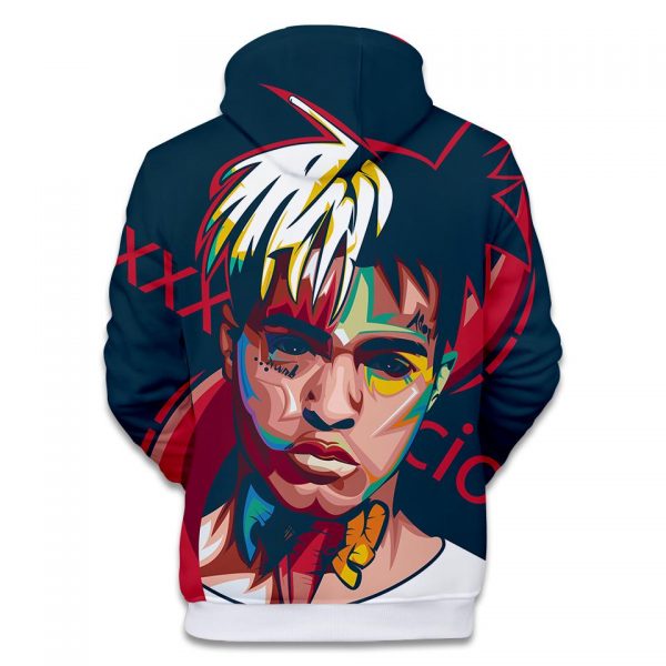 XXXTentacion Hoodies - Rapper XXXTentacion Colorful Commemorate Icon Hoodie