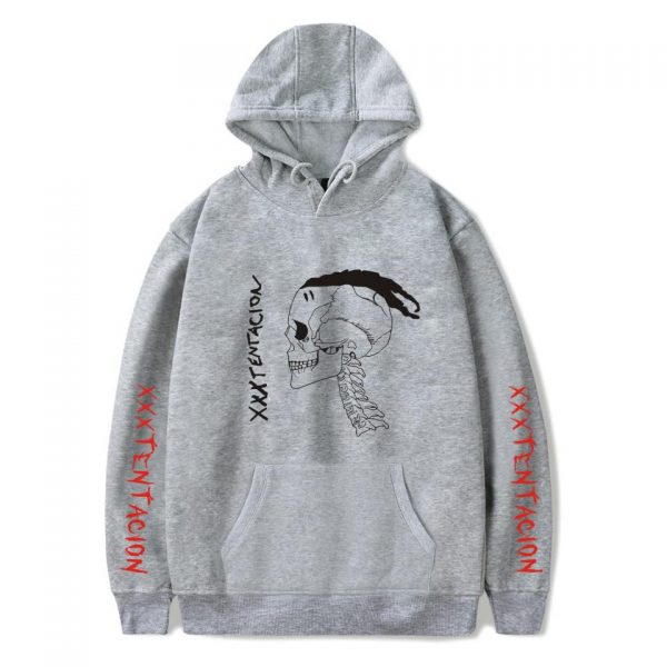 XXXTentacion Hoodies - Solid Color Popular Rapper XXXTentacion Icon Commemorative Shirt Hoodie