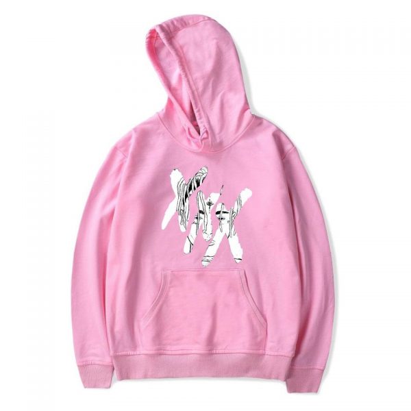 XXXTentacion Hoodies - Solid Color Popular Rapper XXXTentacion Icon Hoodie