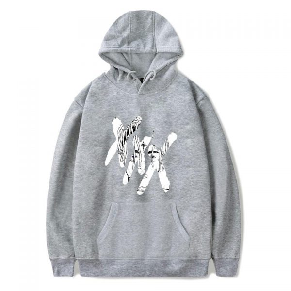 XXXTentacion Hoodies - Solid Color Popular Rapper XXXTentacion Icon Hoodie