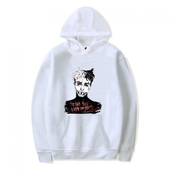 XXXTentacion Hoodies - Solid Color Popular Rapper XXXTentacion Icon Super Cool Hoodie