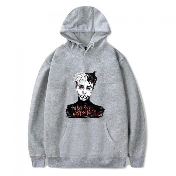 XXXTentacion Hoodies - Solid Color Popular Rapper XXXTentacion Icon Super Cool Hoodie