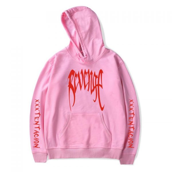 XXXTentacion Hoodies - Solid Color Popular Rapper XXXTentacion Revenge Icon Hoodie
