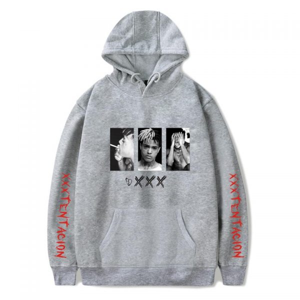 XXXTentacion Hoodies - Solid Color Rapper XXXTentacion Icon Hoodie