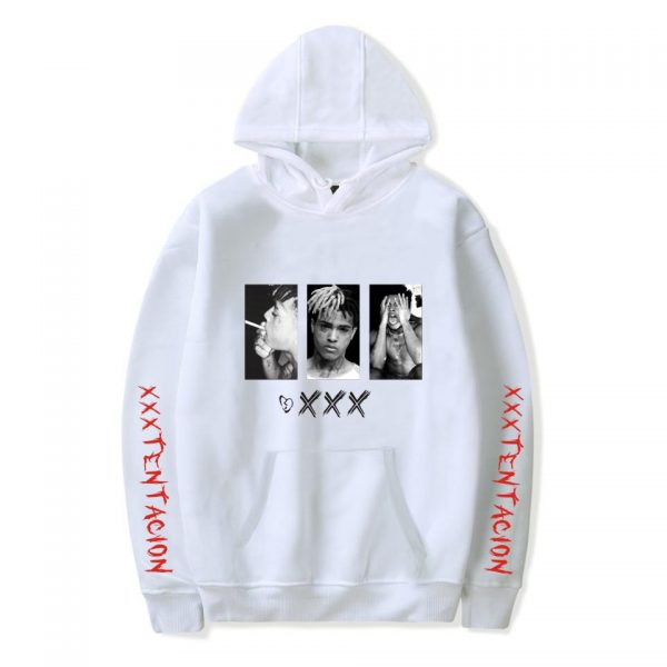 XXXTentacion Hoodies - Solid Color Rapper XXXTentacion Icon Hoodie
