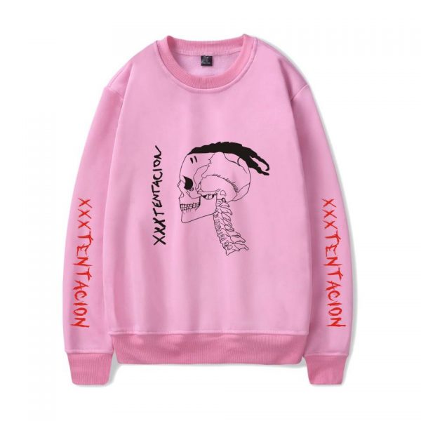 XXXTentacion Sweatshirts - Solid Color Popular Rapper XXXTentacion Commemorative Shirt Icon Sweatshirt