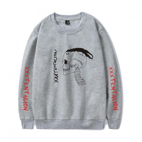 XXXTentacion Sweatshirts - Solid Color Popular Rapper XXXTentacion Commemorative Shirt Icon Sweatshirt