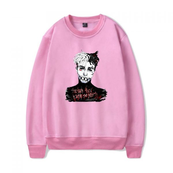 XXXTentacion Sweatshirts - Solid Color Popular Rapper XXXTentacion Icon Super Cool Sweatshirt