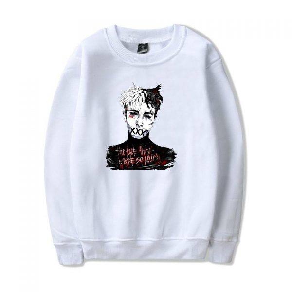 XXXTentacion Sweatshirts - Solid Color Popular Rapper XXXTentacion Icon Super Cool Sweatshirt