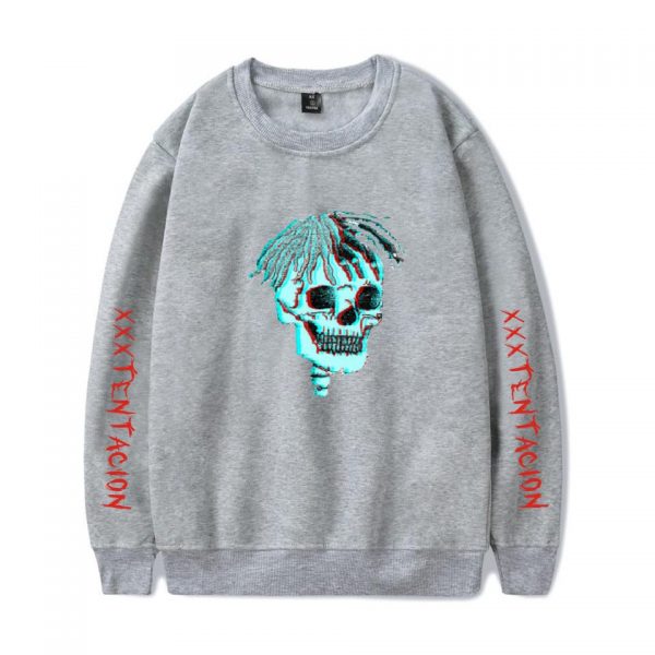 XXXTentacion Sweatshirts - Solid Color Popular Rapper XXXTentacion Sweatshirt