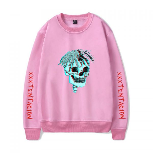 XXXTentacion Sweatshirts - Solid Color Popular Rapper XXXTentacion Sweatshirt