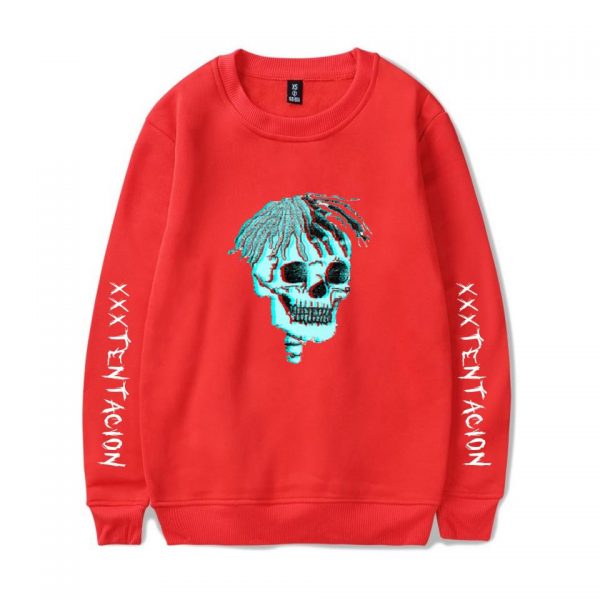 XXXTentacion Sweatshirts - Solid Color Popular Rapper XXXTentacion Sweatshirt