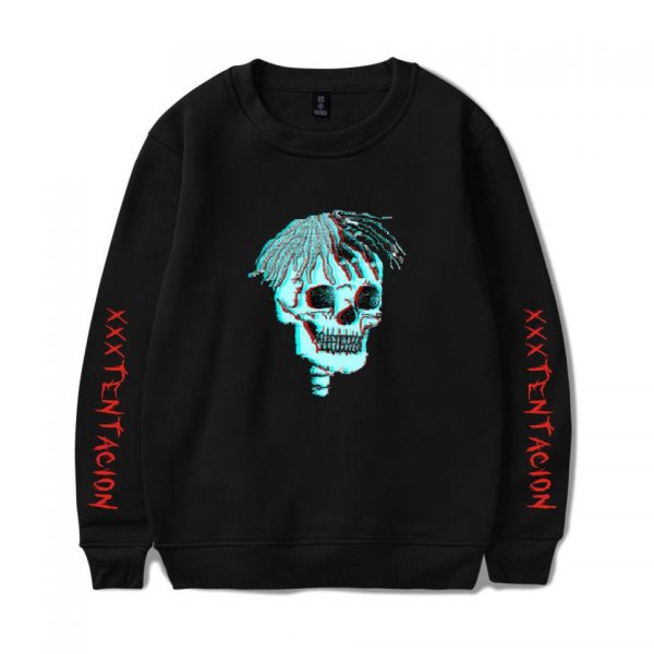 XXXTentacion Sweatshirts - Solid Color Popular Rapper XXXTentacion Sweatshirt