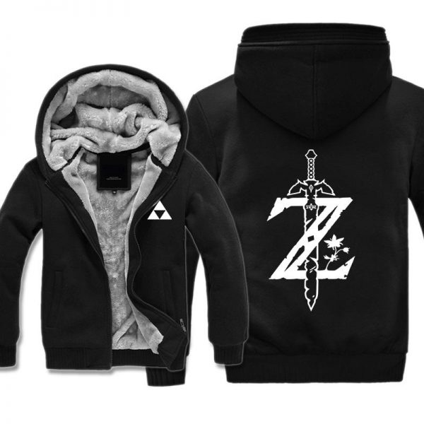 ZELDA Jackets - Solid Color ZELDA Breath of Wilderness Super Cool Fleece Jacket