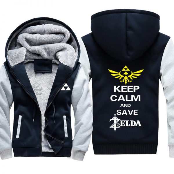 ZELDA Jackets - Solid Color ZELDA Eye of The Truth Super Cool Fleece Jacket