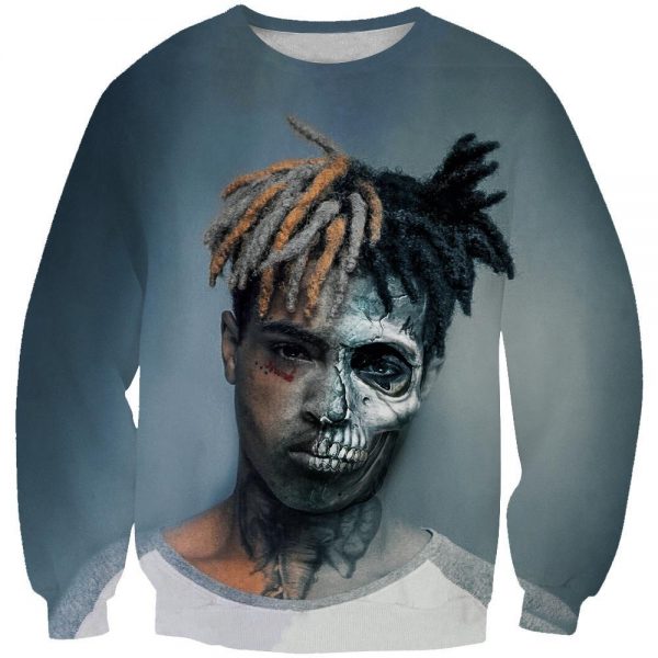 Zombie XXXTentacion Hoodies - Music Pullover Grey Hoodie